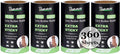 4 inch Lint Roller Refills for Evercare PetLovers Fedicelly Albatross and More Lint Rollers, Extra Sticky 90 Sheets per Refill, Pack of 4 Rolls, 360 Sheets Total (1 1/2 inch Inside Diameter)