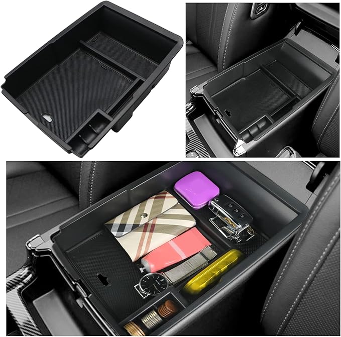 Ruiya 2026 Sorento Center Console Organizer for 2026 Kia Sorento Accessories ABS Material Armrest Console Organizer Compatible with 2021-2026 Kia Sorento LX/S/EX/SX/SX Prestige