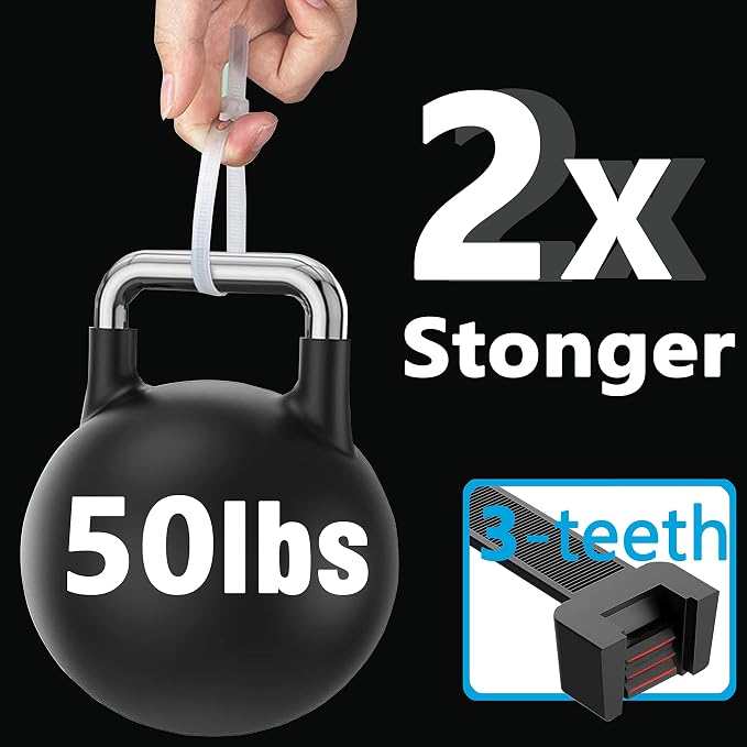 Reusable Zip Ties 12 Inch, 100pcs 50lb Black Zip Tie Heavy Duty Outdoor Cable Ties, Releasable Plastic Tie Wraps, Wire Ties Removable for Cord Management