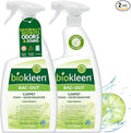 Biokleen Bac-Out Enzyme Cleaner Spray and Stain & Odor Remover for Pet Stains, Laundry, Diapers, Wine, Carpets, & More, Eco-Friendly, Non-Toxic, Lime Scent, 32 Ounces (Pack of 2)