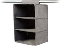 Covermates Keepsakes Hanging Closet Organizer – Heavy Duty Vertical Wardrobe Storage Shelves for Sweaters, Handbags, and Shoes – Acid-Free Interior Lining, Grey Heather