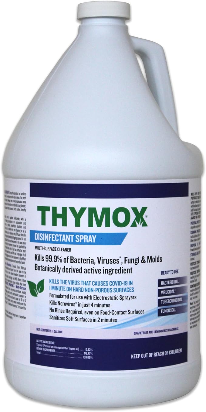 1 Gallon Botanical Disinfectant - All Natural Cleaner Mold Remover, Multipurpose Cleaner, Mold Killer - Ideal for Restoration Jobs and Water Damage, Pet Friendly Natural Disinfectant