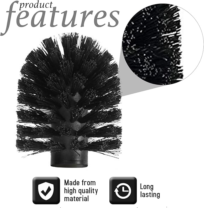 Toilet Brush Replacement Heads for ToiletTree Product Brushes (4)