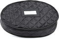 Covermates Keepsakes - Serveware Storage - Padded Protection - ID Window - Stain Resistant - Machine Washable - China Storage, Black