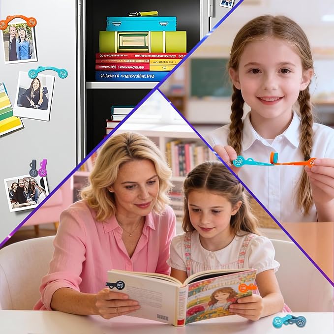 Cable Cord Organizer Magnetic Cord Organizers Twist Tie Magnet Clips Cord Wrap Keepers For Charging Cord Headphone Cord Holder Silicone Cable Strap Appliance Fridge Bookmark Whiteboard Keychain 14PACK
