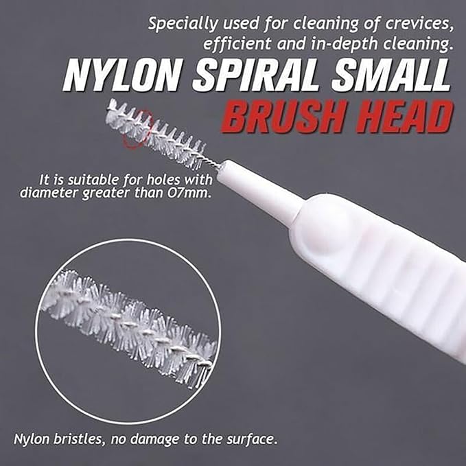 Shower Head Cleaning Brush, 2026 Upgrade Shower Head Cleaning Brush for Small Hole Gap Hole Anti-Clogging Cleaning Brush Multifunctional Shower Head Cleaner Tool for Household (20pcs)