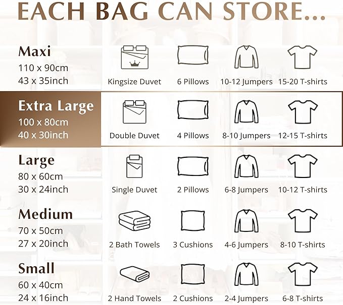 Genie Space - Premium Bags - Extra Large - 2 Pack
