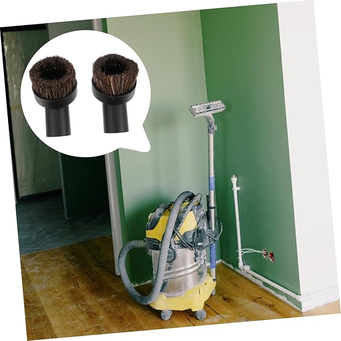 Zerodeko 6pcs Easy Attach Detach Vacuum Brush Nozzle for Hardwood Tile Upholstery Cleaning
