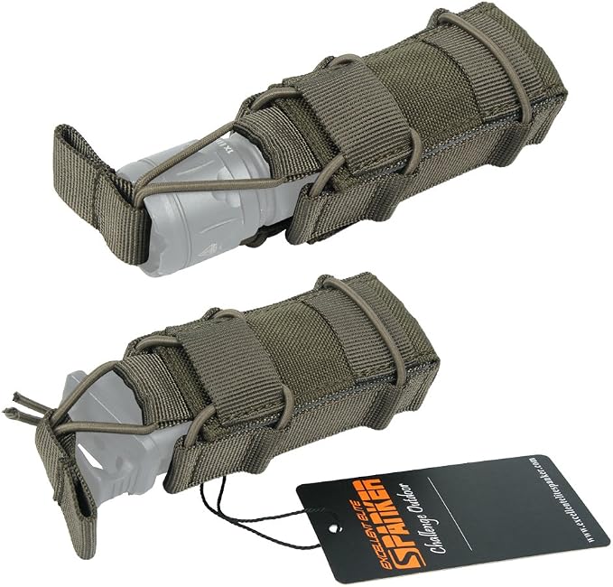 EXCELLENT ELITE SPANKER Open Top M4 M14 M16 AR15 Mag Pouch and Single Pistol Mag Pouch Flashlight Holder Magazine