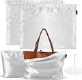 12 Pack Dust Bags for Handbags Storage Silk Cloth Bag With Drawstring Travel Storage Pouch for Handbag Purse Shoes Boots