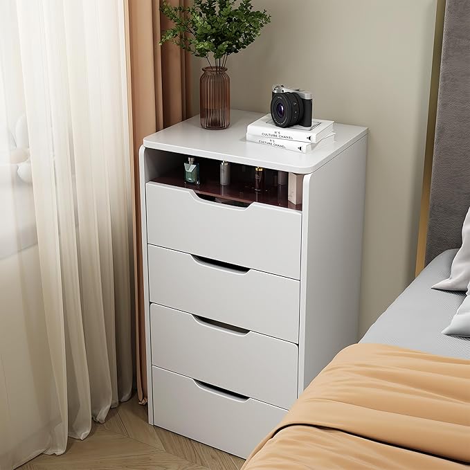3 in 1 Vanity Desk with Mirror and Lights,Small Make Up Vanity Set with Visible Glass Desktop,Compact Makeup Vanity with 3 Drawers & Stool, Dressing Table for Bedroom