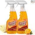 2-in-1 Furniture Polish Wood Cleaner - 2Pack Natural Orange Oil Spray Protect Wood Surface Safely, Enhanced Furniture Restorer Finish Cabinets, Tables, Antique, Floor, 32oz Total