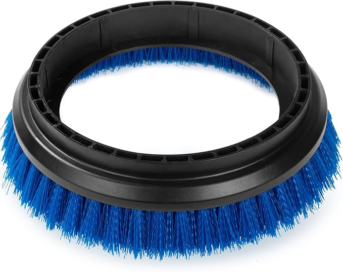 HHQ Commercial Scrub Brush for Orbital Floor Scrubber, Compatible with Oreck Orbiter XL ORB550MC, Bissell BGEM9000, 12" Diameter, Medium-Duty Brush, Blue