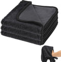 Longzhuo 3 Pack Microfiber Bath Towels, 15.7 x 23.6 Inches Microfiber Cleaning Cloth Towel Super Absorbent Microfiber Bath Towels, Streak Free Glass Window Car Mirror Bathroom, Perfect for Daily Use