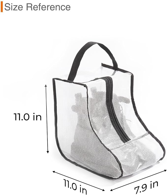 Boots Storage Bag, Portable Shoe Bags for Storage and Travel, Clear Dust Proof Boots Cover Bag, Boot Organizer (Medium)