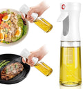 Oil Sprayer for Cooking,Glass Olive Oil Mister Spray Bottle,1g Per Press Portion Control,Patented Wide Fan Mist,Anti-Clog Filter–Reusable Oil Spritzer Dispenser for Air Fryer,Salad, BBQ, Grilling