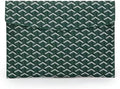 Designer A4 Padfolio Document Organizer Sleeve – Fits A4 Paper, MacBook, iPad & Tablets – Magnetic Closure, Slim & Scratch-Resistant – Ideal for Office, School, Students & Professionals (Green)