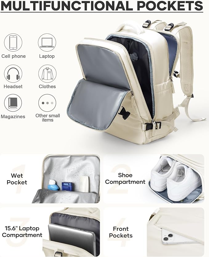 coofay Vacuum Backpack Travel with Pump Vacpack Travel Backpack with Vacuum System Mochila de Viaje Compresion al Vacio Easyvacpack Airbag Backpacks for Traveling Carry on Luggage