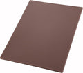 Winco Heavy-Duty Plastic Cutting Board, 15" x 20" x 1/2", Brown (Set of 6)