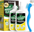 OLELON Mold Stain Remover Gel for Washing Machine Cleaner and Tile Grout | 2 Pack Mold Remover Gel for Washer Front Rubber Seal, Shower, Kitchen and Bathroom