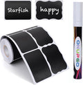 ONUPGO 256 Chalkboard Labels - Removable Black Stickers Waterproof Chalk Board Label Sticker for Organizing Storage Bins, Mason Jars,Home Deco, Ideal for Pantry, Parties and Craft Rooms