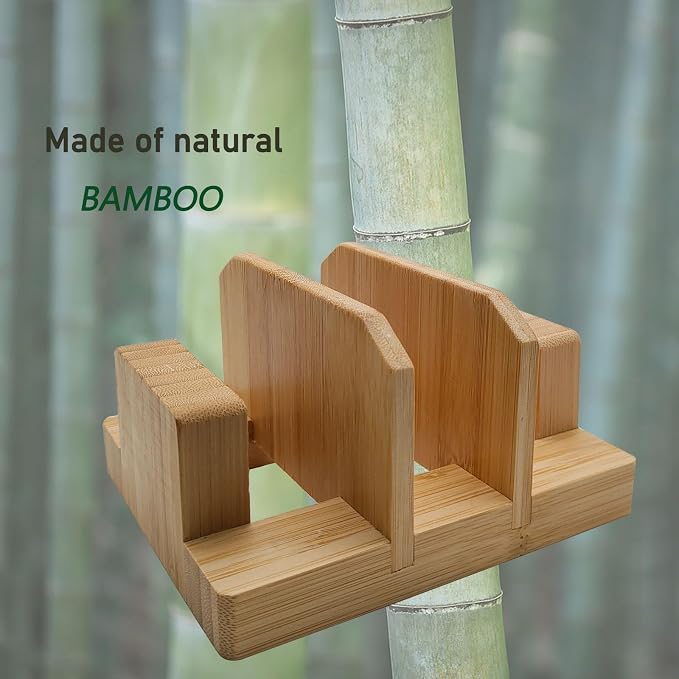 Bamboo Cutting Board Rack, Pot Lid Rack, Tabletop Knife Holder, Cake Mold, Baking Pan and Bakeware Organizer