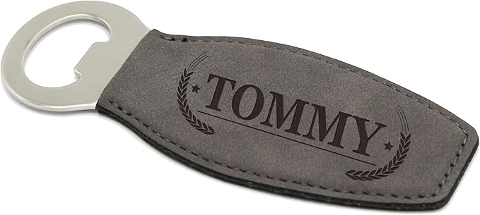 The Wedding Party Store Custom Engraved and Personalized Beer Bottle Opener for Groomsmen Housewarming
