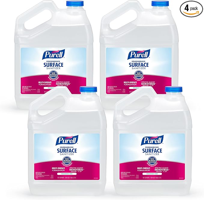 Purell Foodservice Surface Sanitizer Spray Refills, 4ct x 1 Gal - 4341-04