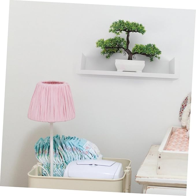 Cabilock 3pcs Capacity Wall Storage Rack Mountable Shelves for Bedroom Rustic Wall Organizers