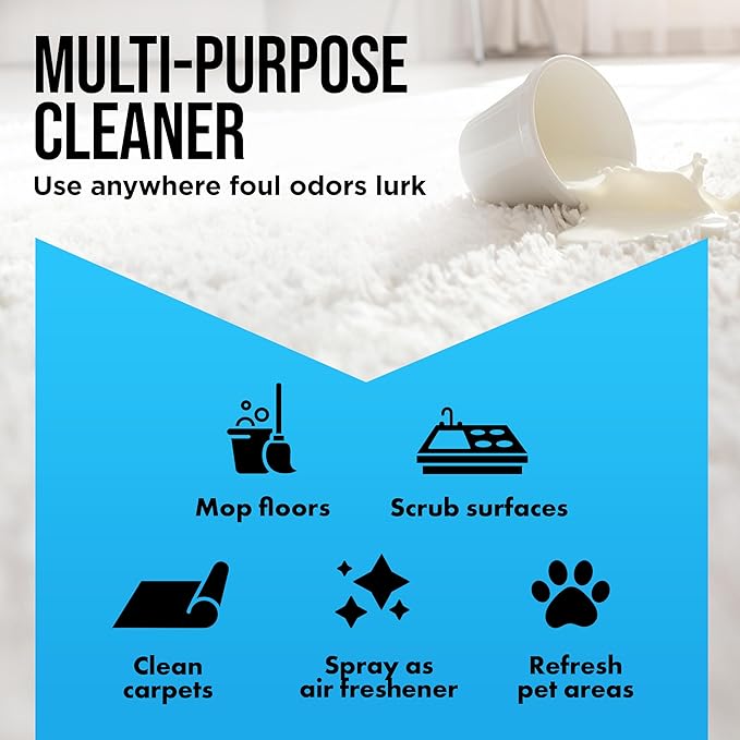 Harris Odor Eliminator and Cleaner Concentrate - 1 Gallon - Fresh & Clean Scent