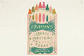 Classroom Wall Flag Decor-Teacher Gift-Inspirational Back to School Wall Banner Decor-Crayons Create Something-Hanging Rectangular Canvas Banner for Classroom Teacher Office Reading Corner