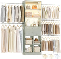 Besiost Closet System, Built in,Not Free Standing, Enclosed Storage Volume: 2.58 ft³, Crab Green