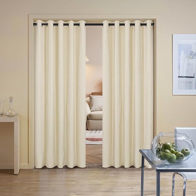 Spring Tension Rod 28-48 Inches No Drilling Adjustable Black Spring Loaded Curtain Rod Expandable Extra Long Tension Curtain Rod for Windows,Kitchen,Doorway