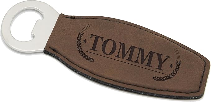 The Wedding Party Store Custom Engraved and Personalized Beer Bottle Opener for Groomsmen Housewarming
