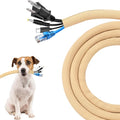 Secbolt Cord Protectors from Pets No Chew, 10ft - 1/2 inch Ultra Durable Cord Covers for Pets, Bite-Resistant Cable and Wire Protector for Cats, Dogs, Rabbits - Beige
