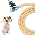 Secbolt Cord Protectors from Pets No Chew, 25ft - 1/2 inch Ultra Durable Cord Covers for Pets, Bite-Resistant Cable and Wire Protector for Cats, Dogs, Rabbits - Beige