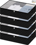 Under bed Storage Bags 4 Pack Underbed Containers for Clothing