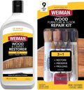 Weiman Wood Restore and Repair Kit, Wood Floor Scratch Repair, Furniture Markers Touch Up, Cabinet Cleaner, Removes Dirt & Reduces Scratches, Safe for Table, Desk, & Chair, UV Shield Technology