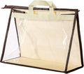 Clear Handbag Storage Bags Purse Organizer for Closet, Zipper Hanging Storage Bag for Handbags, M