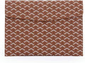Designer A4 Padfolio Document Organizer Sleeve – Fits A4 13in MacBook, iPad & Tablets – Magnetic Closure, Slim & Scratch-Resistant – Ideal for Office, School, Students & Professionals (Dark Brown)