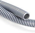 ZhiYo 20FT 1/2” Wire Loom Split Tubing Auto Wire Conduit Flexible Cover | High Temperature Heat Resistant -40F to 257F | Plastic Cover for Electrical Wires & Cables, Grey