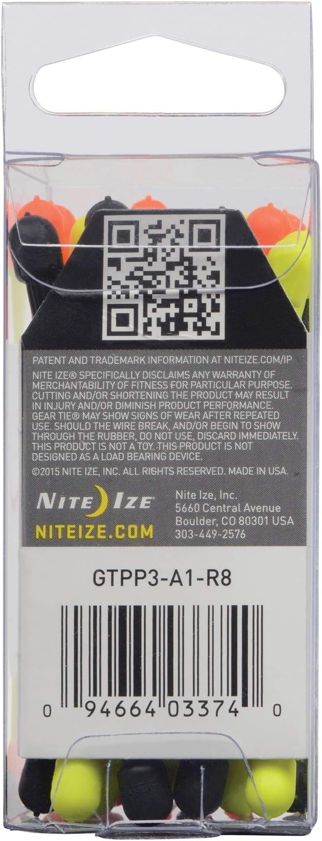 Nite Ize Gear Tie Original ProPacks - Reusable Rubber Twist Ties for Indoor & Outdoor Use - Bendable Wire Interior - Durable Rubber Exterior - Secure Grip - Assorted Colors, 3" (24 Pack)