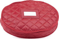 Covermates Keepsakes - Serveware Storage - Padded Protection - ID Window - Stain Resistant - Machine Washable - China Storage, Red