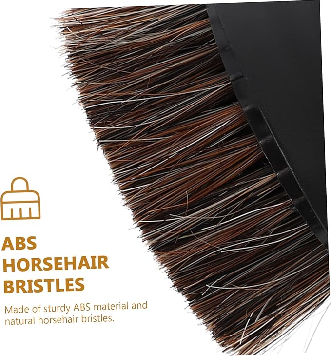 Zerodeko 2pcs Vacuum Cleaner Dusting Brush Attachment Eco-Friendly Horse Hair and Material Easy to Install and Detach for Home Cleaning and Dust Removal