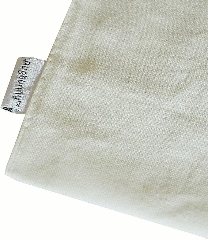 100% Cotton Canvas Travel Laundry Bag, 2-Pack