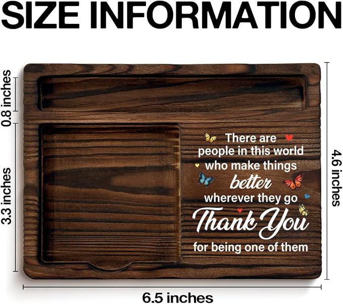 Thank You Gifts Sticky Note Holder Appreciation Gifts for Coworkers Work Bestie Colleagues Teacher Friends, Self-Stick Note Pad Holders Home Office Decor
