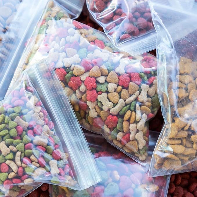 Transparent Plastic Zipper Bags Ideal for Freezing Food, Storage Documents, Reusable and Storage Bags - Ophituria