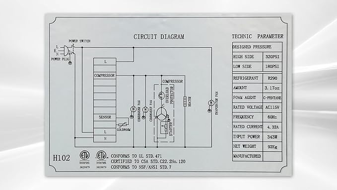 Commercial Chefs Base Refrigerator, ETL Fridge Cooler Merchandiser, 48" W Stainless Steel