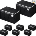 Extra Large Moving Boxes-Moving Bags with Zipper, Carrying Handles and Tag Pocket-Moving Supplies for Space Saving-Totes for Storage - for moving, Storage, Camping and Travel 125L-8 Pack
