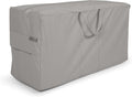Covermates Ultima Cushion Storage Bag – 600D Ripstop Polyester, Waterproof Zipper, Heavy Duty Patio Cushion Storage with Handles & Vent, 48Wx 16D x 22H, Ripstop Grey